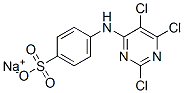 4-[(2,5,6-Trichloro-4-pyrimidinyl)amino]benzenesulfonic acid sodium salt CAS#: 19045-70-6