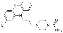 4-[3-(2-Chloro-10H-phenothiazin-10-yl)propyl]piperazine-1-carboxamide CAS#: 14053-35-1