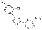 4-[3-(2,4-DICHLOROPHENYL)ISOXAZOL-5-YL]PYRIMIDIN-2-AMINE CAS#: 264256-44-2