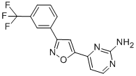 4-[3-[3-(TRIFLUOROMETHYL)PHENYL]ISOXAZOL-5-YL]PYRIMIDIN-2-AMINE CAS#: 264616-57-1