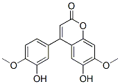 4-(3-Hydroxy-4-methoxyphenyl)-6-hydroxy-7-methoxy-2H-1-benzopyran-2-one CAS#: 10386-55-7