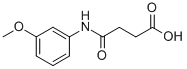 4-(3-METHOXYANILINO)-4-OXOBUTANOIC ACID CAS#: 16141-44-9