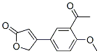 4-(3-acetyl-4-methoxyphenyl)furan-2(5H)-one CAS#: 14201-58-2