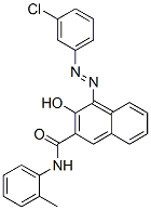 4-[(3-chlorophenyl)azo]-3-hydroxy-N-(2-methylphenyl)naphthalene-2-carboxamide CAS#: 21889-25-8