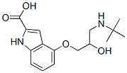 4-(3-tert-butylamino-2-hydroxypropoxy)-2-carboxyindole CAS#: 27748-04-5