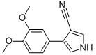 4-(3,4-DIMETHOXYPHENYL)-1H-PYRROLE-3-CARBONITRILE CAS#: 103418-01-5
