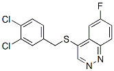 4-((3,4-Dichlorobenzyl)thio)-6-fluorocinnoline CAS#: 1683-35-8