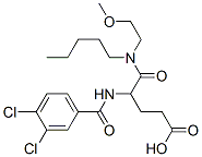 4-[(3,4-dichlorobenzoyl)amino]-4-(2-methoxyethyl-pentyl-carbamoyl)buta noic acid CAS#: 111106-14-0