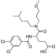 4-[(3,4-dichlorobenzoyl)amino]-4-(3-methoxypropyl-(4-methylpentyl)carb amoyl)butanoic acid CAS#: 111106-24-2