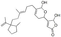 4-[[3,6-Dihydro-6-hydroxy-5-[4-methyl-6-[2-methyl-1-(1-methylethenyl)cyclopentyl]-3-hexenyl]-2H-pyran]-2-yl]-5-hydroxy-2(5H)-furanone CAS#: 108663-77-0