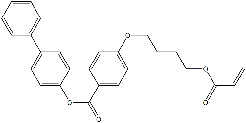4-[4-[(1-Oxo-2-propenyl)oxy]butoxy]benzoic acid [1,1'-biphenyl]-4-yl ester CAS#: 245760-39-8