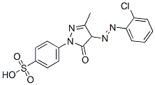 4-[4-[(2-chlorophenyl)azo]-4,5-dihydro-3-methyl-5-oxo-1H-pyrazol-1-yl]benzenesulphonic acid CAS#: 16568-46-0