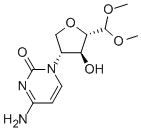 4-(4-AMINO-2-OXO-1(2H)-PYRIMIDINYL)-2,5-ANHYDRO-4-DEOXY-1-(DIMETHYL ACETAL)-D-LYXOSE CAS#: 210636-10-5