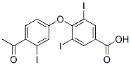 4-(4-Acetyl-3-iodophenoxy)-3,5-diiodobenzoic acid CAS#: 1160-36-7