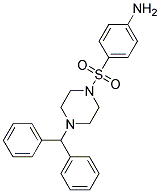 4-[(4-BENZHYDRYL-1-PIPERAZINYL)SULFONYL]ANILINE CAS#: 20127-97-3