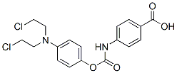 4-[[4-[Bis(2-chloroethyl)amino]phenoxy]carbonylamino]benzoic acid CAS#: 148-78-7