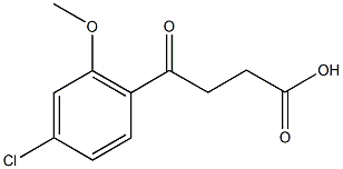 4-(4-CHLORO-2-METHOXYPHENYL)-4-OXOBUTYRIC ACID CAS#: 15572-02-8
