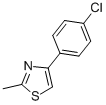 4-(4-CHLORO-PHENYL)-2-METHYL-THIAZOLE CAS#: 24840-75-3