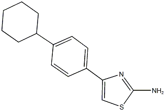 4-(4-CYCLOHEXYLPHENYL)-1,3-THIAZOL-2-AMINE CAS#: 105512-86-5