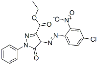 4-[(4-Chloro-2-nitrophenyl)azo]-4,5-dihydro-5-oxo-1-phenyl-1H-pyrazole-3-carboxylic acid ethyl ester CAS#: 1929-56-2