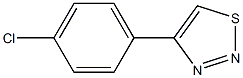 4-(4-Chlorophenyl)-1,2,3-thiadiazole ,97% CAS#: 18212-23-2