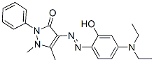 4-[[4-(Diethylamino)-2-hydroxyphenyl]azo]-1,2-dihydro-1,5-dimethyl-2-phenyl-3H-pyrazol-3-one CAS#: 10527-56-7