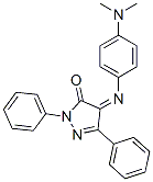 4-[[4-(Dimethylamino)phenyl]imino]-2,4-dihydro-2,5-diphenyl-3H-pyrazol-3-one CAS#: 13617-68-0