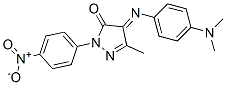 4-[[4-(Dimethylamino)phenyl]imino]-2,4-dihydro-5-methyl-2-(4-nitrophenyl)-3H-pyrazol-3-one CAS#: 27808-02-2