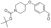 4-(4-FORMYL-PHENOXY)-PIPERIDINE-1-CARBOXYLIC ACID TERT-BUTYL ESTER CAS#: 207798-38-7