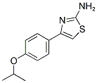 4-(4-ISOPROPOXY-PHENYL)-THIAZOL-2-YLAMINE CAS#: 15850-31-4