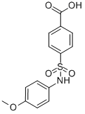 4-(4-METHOXY-PHENYLSULFAMOYL)-BENZOIC ACID CAS#: 18738-58-4