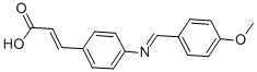 4-[(4-METHOXYBENZYLIDENE)AMINO]CINNAMIC ACID CAS#: 25959-50-6