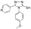 4-(4-METHOXYPHENYL)-5-PYRIDIN-4-YL-4H-1,2,4-TRIAZOLE-3-THIOL CAS#: 109220-26-0
