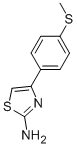 4-[4-(METHYLTHIO)PHENYL]-1,3-THIAZOL-2-AMINE CAS#: 105512-85-4