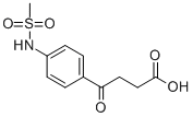 4-[(4-Mesylamino)phenyl]-4-oxobutyric acid CAS#: 100632-57-3