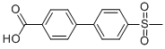 4-(4-Methanesulfonylphenyl)benzoic acid CAS#: 16734-98-8