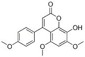 4-(4-Methoxyphenyl)-5,7-dimethoxy-8-hydroxy-2H-1-benzopyran-2-one CAS#: 16281-62-2