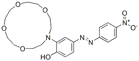 4-[(4-Nitrophenyl)azo]-2-(1,4,7,10-tetraoxa-13-azacyclopentadecan-13-yl)phenol CAS#: 100852-76-4