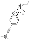 ((4-(4-Propyl-2,6,7-trioxabicyclo(2.2.2)oct-1-yl)phenyl)ethynyl)trimet hylsilane CAS#: 108613-97-4