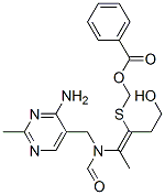 4-[(4-amino-2-methyl-5-pyrimidinylmethyl)(formyl)amino]-3-(2-hydroxyethyl)-2-thiapent-3-enyl benzoate CAS#: 18481-26-0