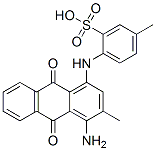 4-[(4-amino-9,10-dihydro-3-methyl-9,10-dioxo-1-anthryl)amino]toluene-3-sulphonic acid CAS#: 27711-76-8