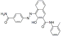4-[[4-(aminocarbonyl)phenyl]azo]-3-hydroxy-N-(2-methylphenyl)naphthalene-2-carboxamide CAS#: 2972-58-9