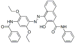 4-[[4-(benzoylamino)-2,5-diethoxyphenyl]azo]-3-hydroxy-N-phenylnaphthalene-2-carboxamide CAS#: 17352-47-5