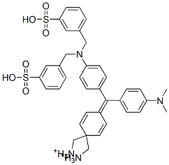 [4-[[4-[bis[(3-sulphophenyl)methyl]amino]phenyl][4-(dimethylamino)phenyl]methylene]-2,5-cyclohexadien-1-ylidene]dimethylammonium CAS#: 25329-62-8