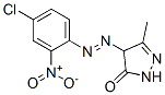 4-[(4-chloro-2-nitrophenyl)azo]-2,4-dihydro-5-methyl-3H-pyrazol-3-one CAS#: 14730-30-4