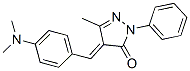 4-[[4-(dimethylamino)phenyl]methylene]-2,4-dihydro-5-methyl-2-phenyl-3H-pyrazol-3-one CAS#: 25111-96-0