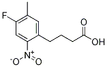 4-(4-fluoro-5-Methyl-2-nitrophenyl)butanoic acid CAS#: 210346-38-6