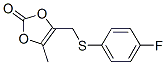 4-(4-fluorophenyl)thiomethyl-5-methyl-1,3-dioxol-2-one CAS#: 111738-35-3