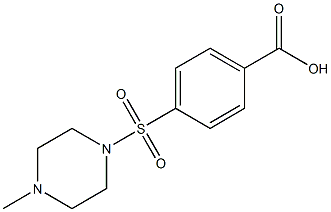 4-[(4-methylpiperazin-1-yl)sulfonyl]benzoic acid CAS#: 19580-36-0