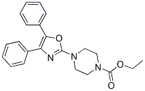 4-(4,5-Diphenyl-2-oxazolyl)-1-piperazinecarboxylic acid ethyl ester CAS#: 20503-89-3
